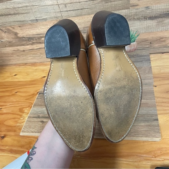 Vintage Acme women’s cowgirl boots size 6.5 narrow sand western - Picture 9 of 11